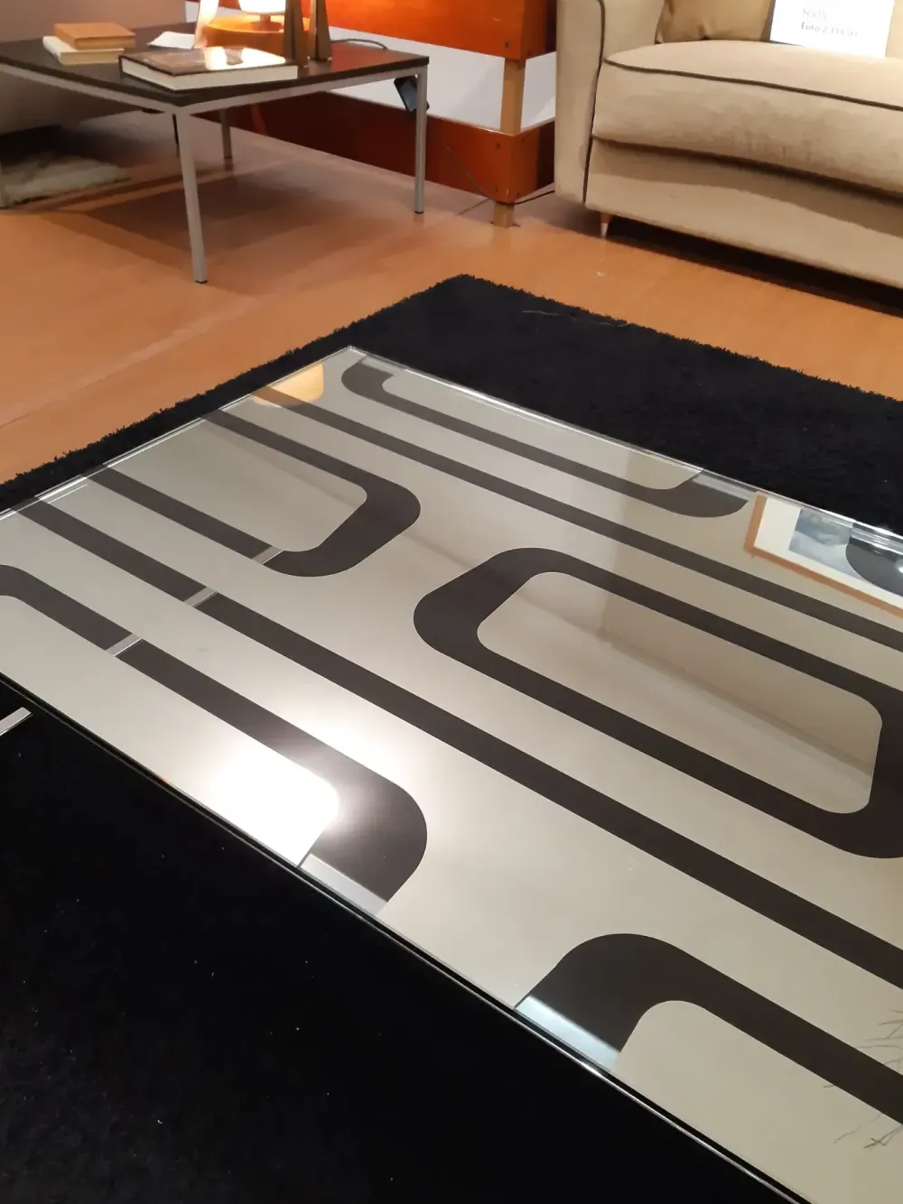 Tavolino design Tavolino vetro argentato di a prezzo ribassato^Ciacci Online