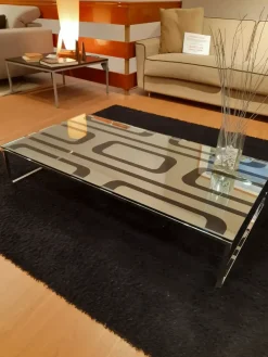 Tavolino design Tavolino vetro argentato di a prezzo ribassato^Ciacci Online