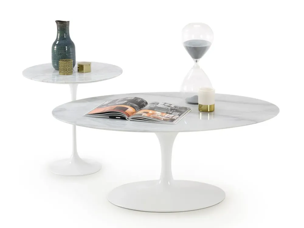 Online Tavolino modello Coppia tavolini saarinen outlet in OFFERTA OUTLET Tavolini