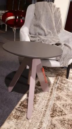 Sale Tavolino in laccato opaco Basalto casa in Offerta Outlet Tavolini