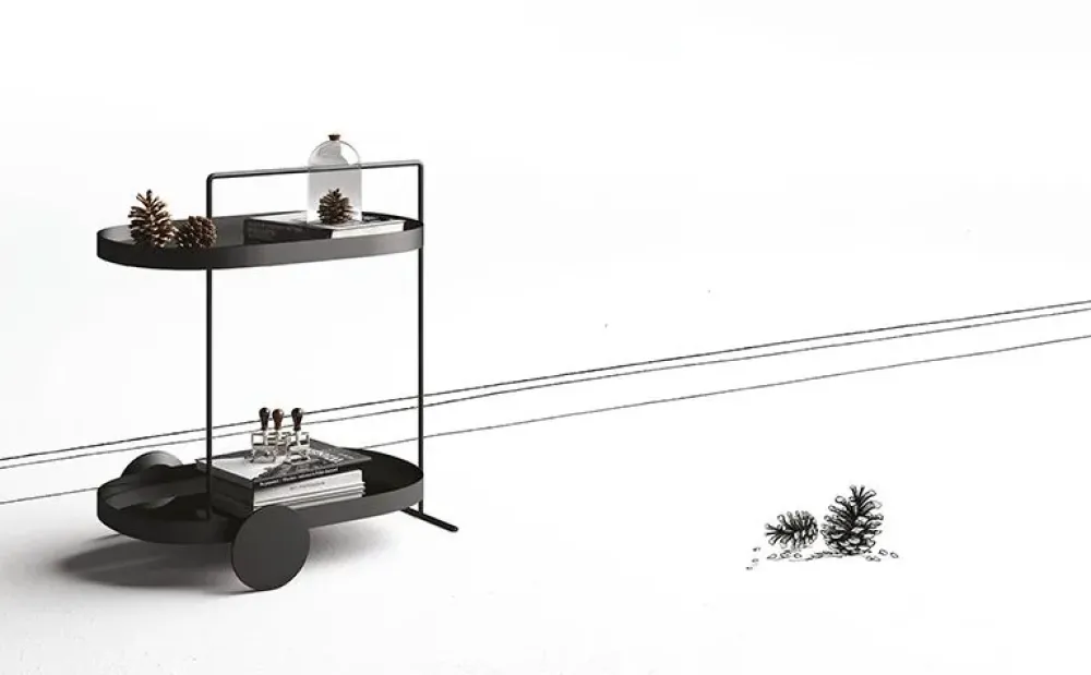 Outlet Tavolino in stile design modello Atollo di con sconti imperdibili Tavolini