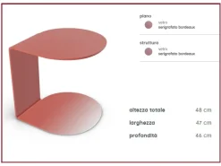 Tavolino in stile design modello Merian di con sconti imperdibili affrettati Tavolini