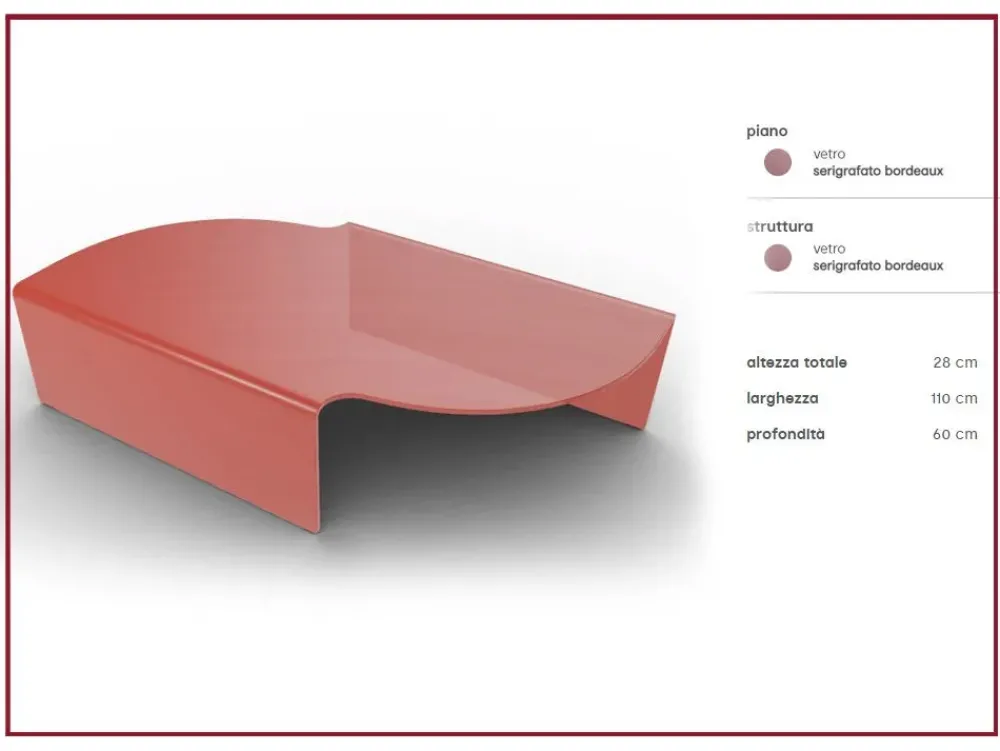 Tavolino in stile design modello Merian di con sconti imperdibili affrettati Tavolini