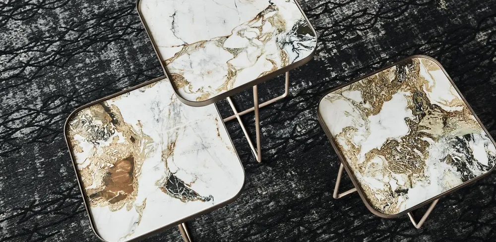 Cattelan Italia Tavolino in stile design modello Benny keramik di con sconti imperdibili- Tavolini