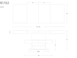 New Tavolino in stile moderno modello Ares fold di con sconti imperdibili Tavolini