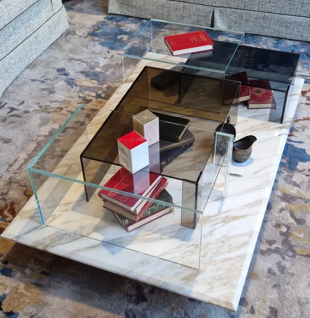 Artigianale Tavolino Marble della firma con forte sconto - 50%- Tavolini