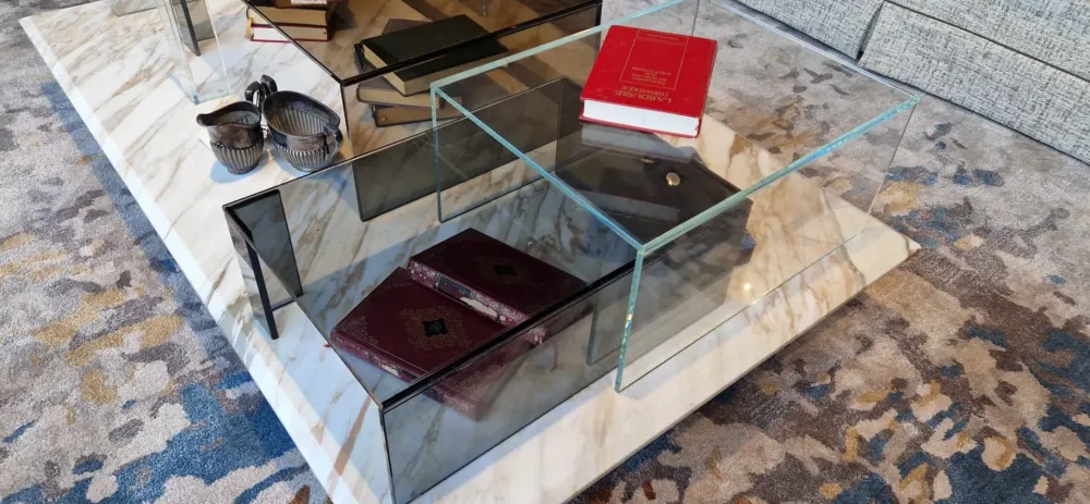 Artigianale Tavolino Marble della firma con forte sconto - 50%- Tavolini