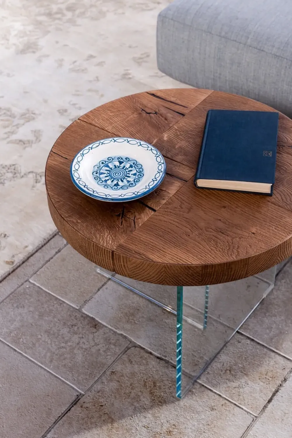 Lago Tavolino modello Tavolino tondo diam 50 air di a prezzo scontato- Tavolini