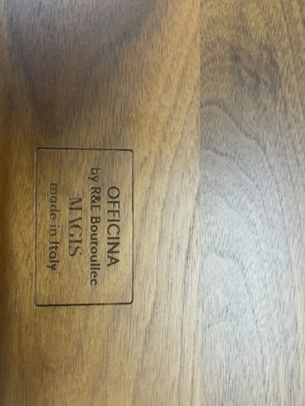 Outlet Tavolino modello Tavolino officina 120x45 h 40 noce di a prezzo scontato Tavolini