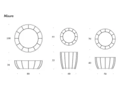 Tonin Casa Tavolino moderno Amburgo di a prezzo ribassato- Tavolini