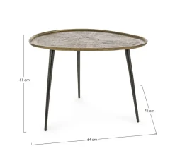 Clearance Tavolino moderno Karima di a prezzo ribassato Tavolini