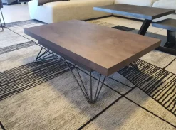 Tavolino moderno Ray corten di a prezzo scontato Tavolini