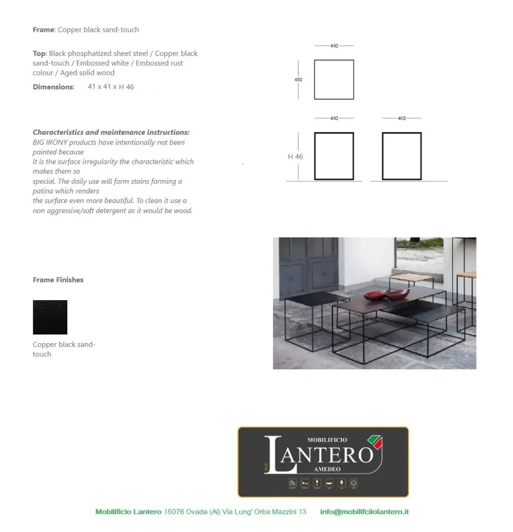 Tavolino moderno Tavolino irony di a prezzo ribassato^Zen Discount