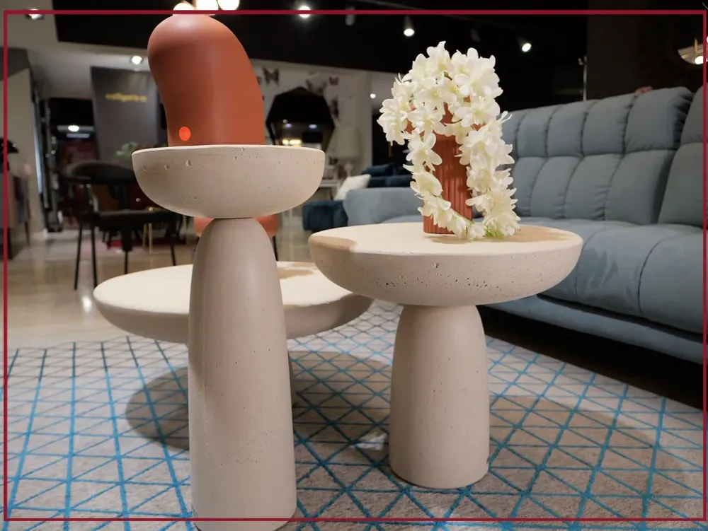 Best Tavolino modello Olo cemento in OFFERTA OUTLET Tavolini