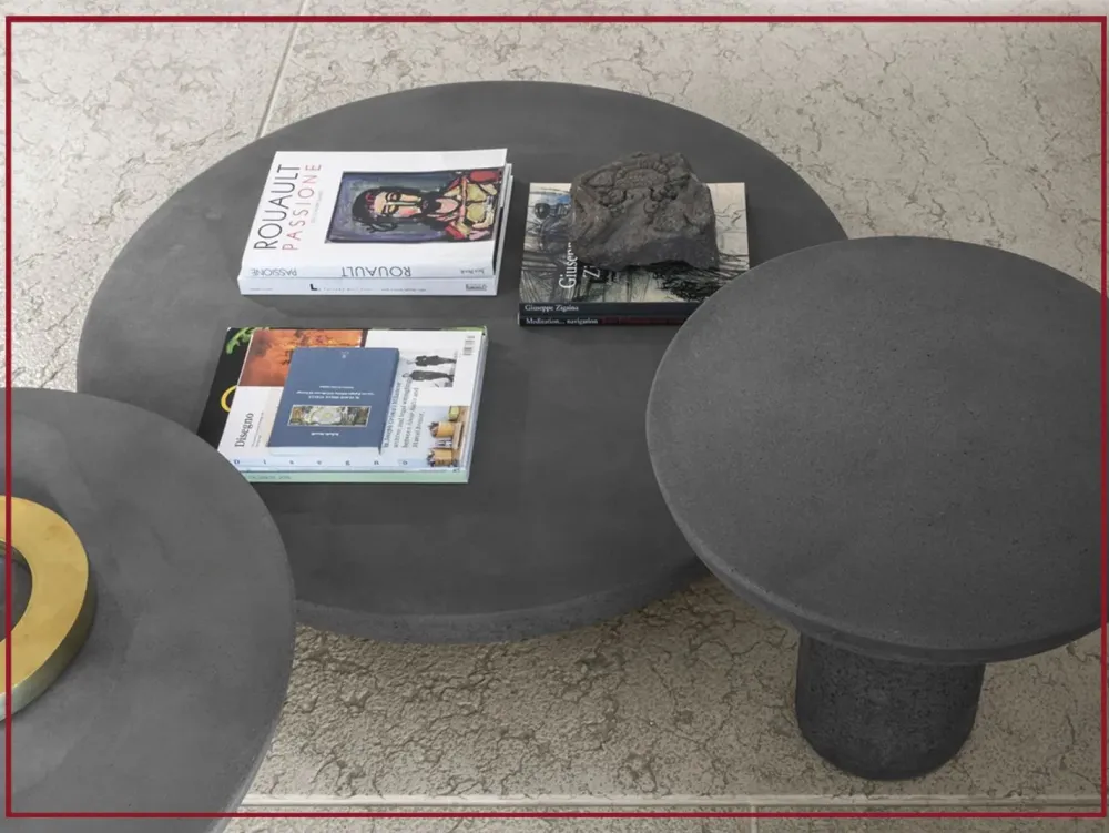 Best Tavolino modello Olo cemento in OFFERTA OUTLET Tavolini