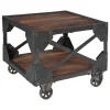 Online Tavolino modello Tavolino basso industrial bristol con ruote  in OFFERTA OUTLET Tavolini