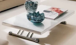 Ozzio Tavolino modello Light cr in OFFERTA OUTLET- Tavolini