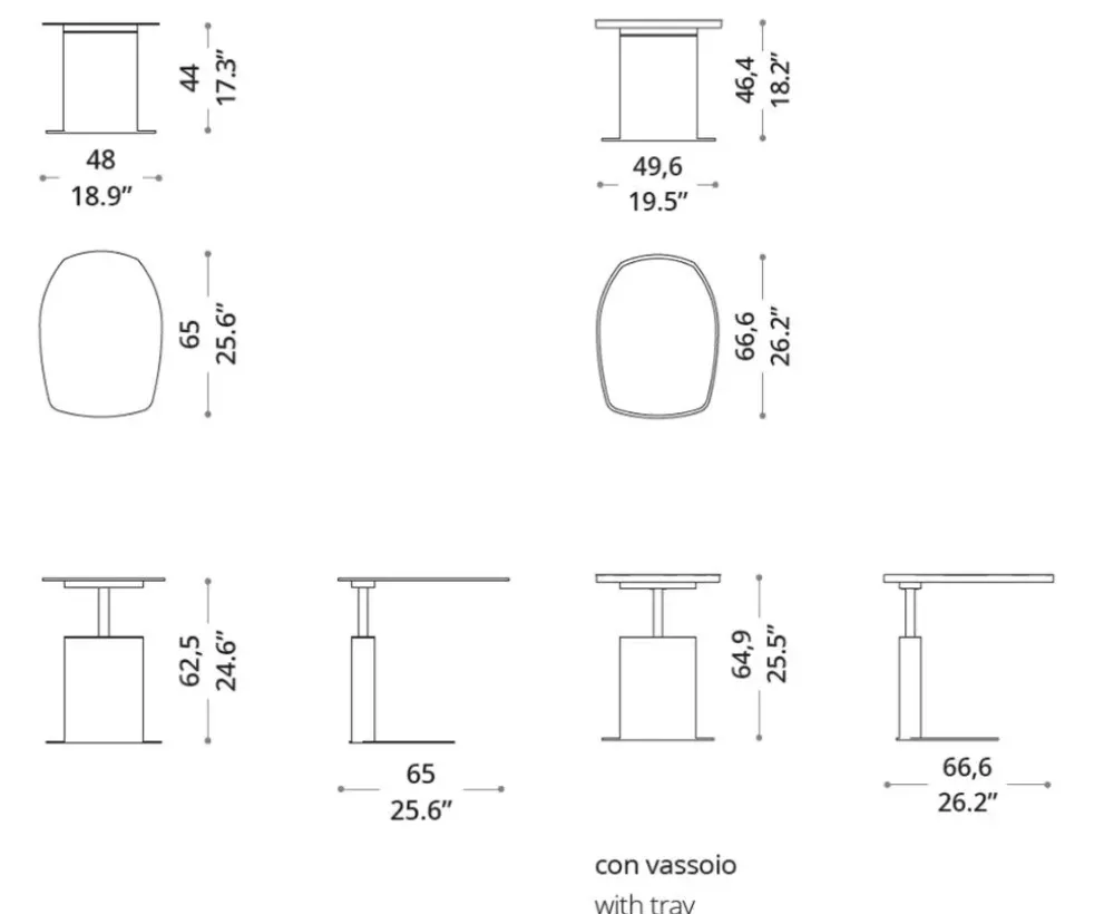 Tavolino modello Zoom in OFFERTA OUTLET^Ozzio Online