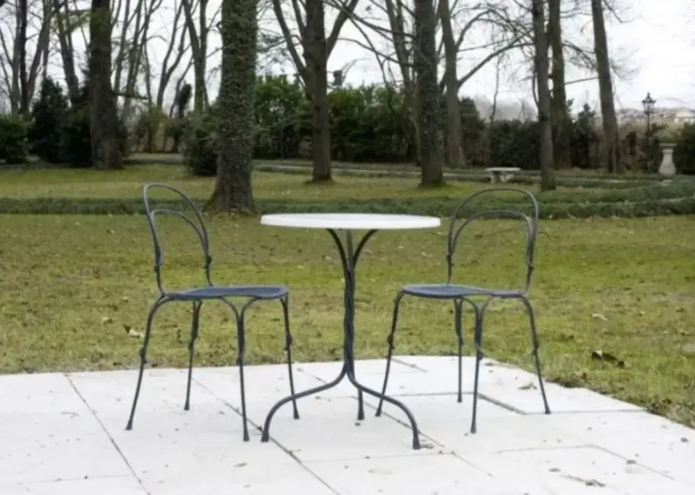 Clearance Tavolino Tavolino vigna bianco diam.60 dell'azienda a prezzi outlet - 56% Tavolini