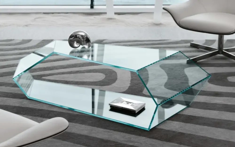 Tonelli Design Tavolino Tonelli Dekon 2 in vetro a prezzo scontato- Tavolini