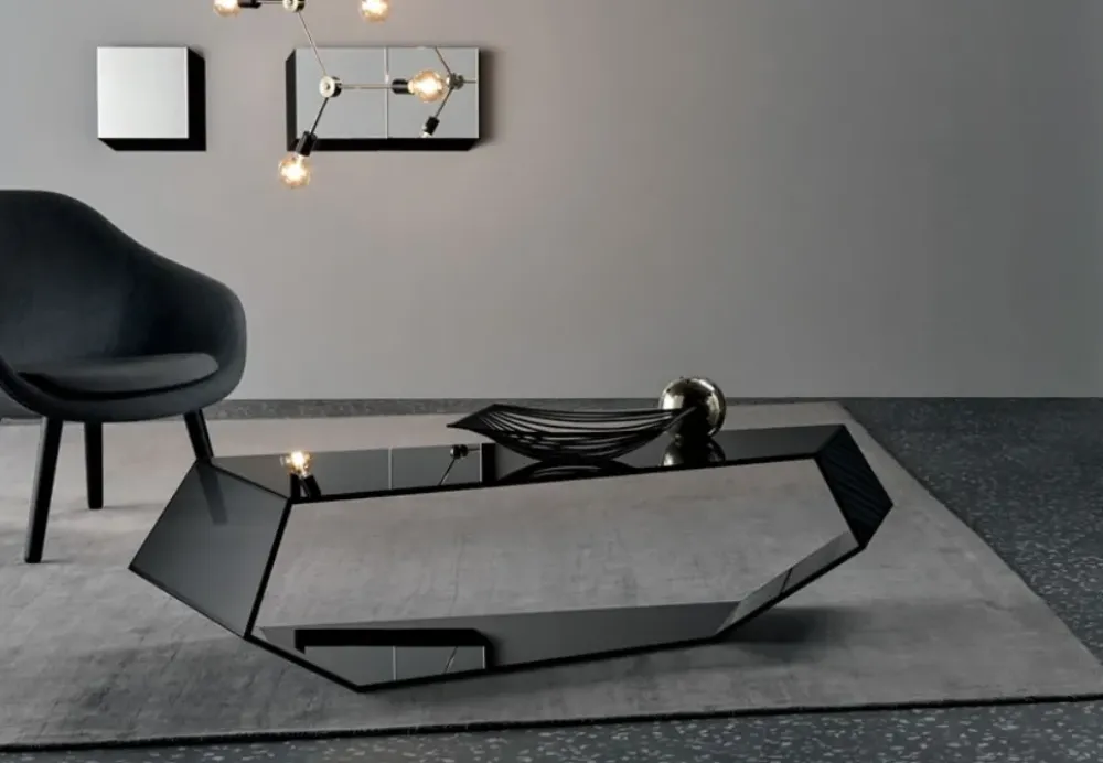 Tonelli Design Tavolino Tonelli Dekon 2 in vetro a prezzo scontato- Tavolini