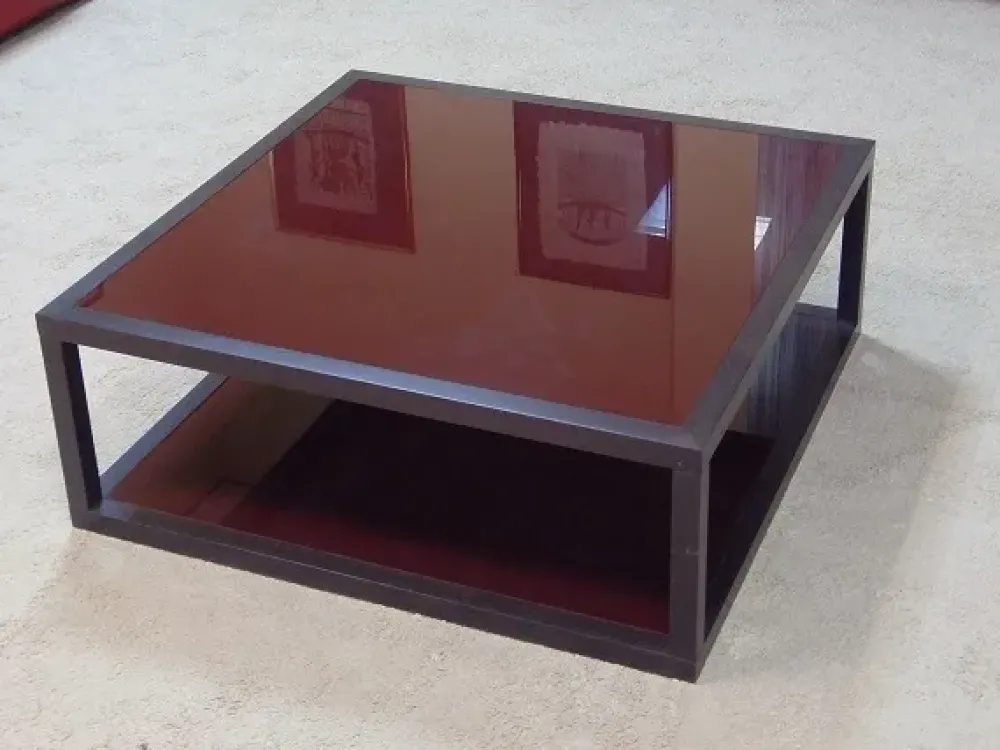 Tonin Casa Tavolino Wengè in vetro sconto del 54%- Tavolini