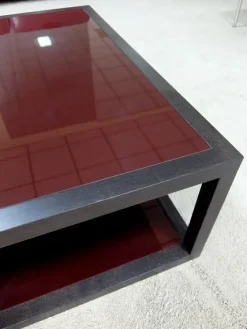 Tonin Casa Tavolino Wengè  in vetro sconto del 54%- Tavolini