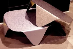 Ycami Tavolino Fold alluminio brown scontato del -35 %- Tavoli