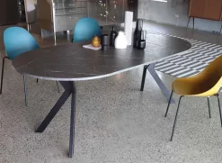 Tavolo 644 micro round * in laminato Rotondo allungabile scontato 30%^La Seggiola Clearance