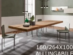 Tavolo Air allungabile 160x100 in OFFERTA OUTLET -41%^Lago Discount