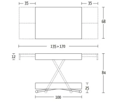 Altacom Tavolo allungabile Compact- Tavoli