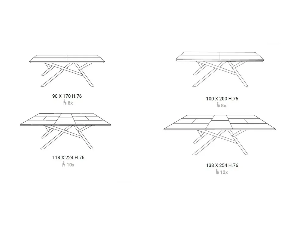 Tavolo allungabile Random^Ozzio Discount