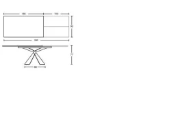 Tavolo allungabile Sintesi^Altacom Online