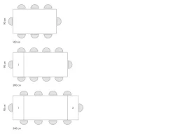 Mobilificio Bellutti Tavolo allungabile Tavolo  calacatta a soli 685 Euro- Tavoli
