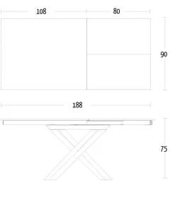 Tavolo allungabile Tokyo di a prezzo riservato^Altacom Discount