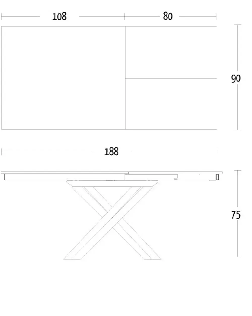 Tavolo allungabile Tokyo di a prezzo riservato^Altacom Discount