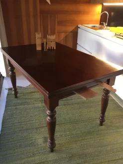 Manara Tavolo Antico casale in legno Rettangolare allungabile- Tavoli