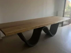 Artigianale Tavolo Onda xl PREZZI OUTLET- Tavoli