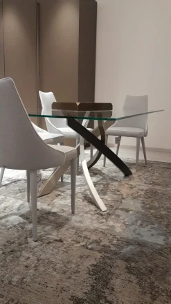 Hot Tavolo Artistico fisso in vetro Fisso scontato 38% Tavoli