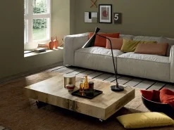 Tavolo Assist in legno rettangolare, allungabile e dal design moderno.^Altacom Discount