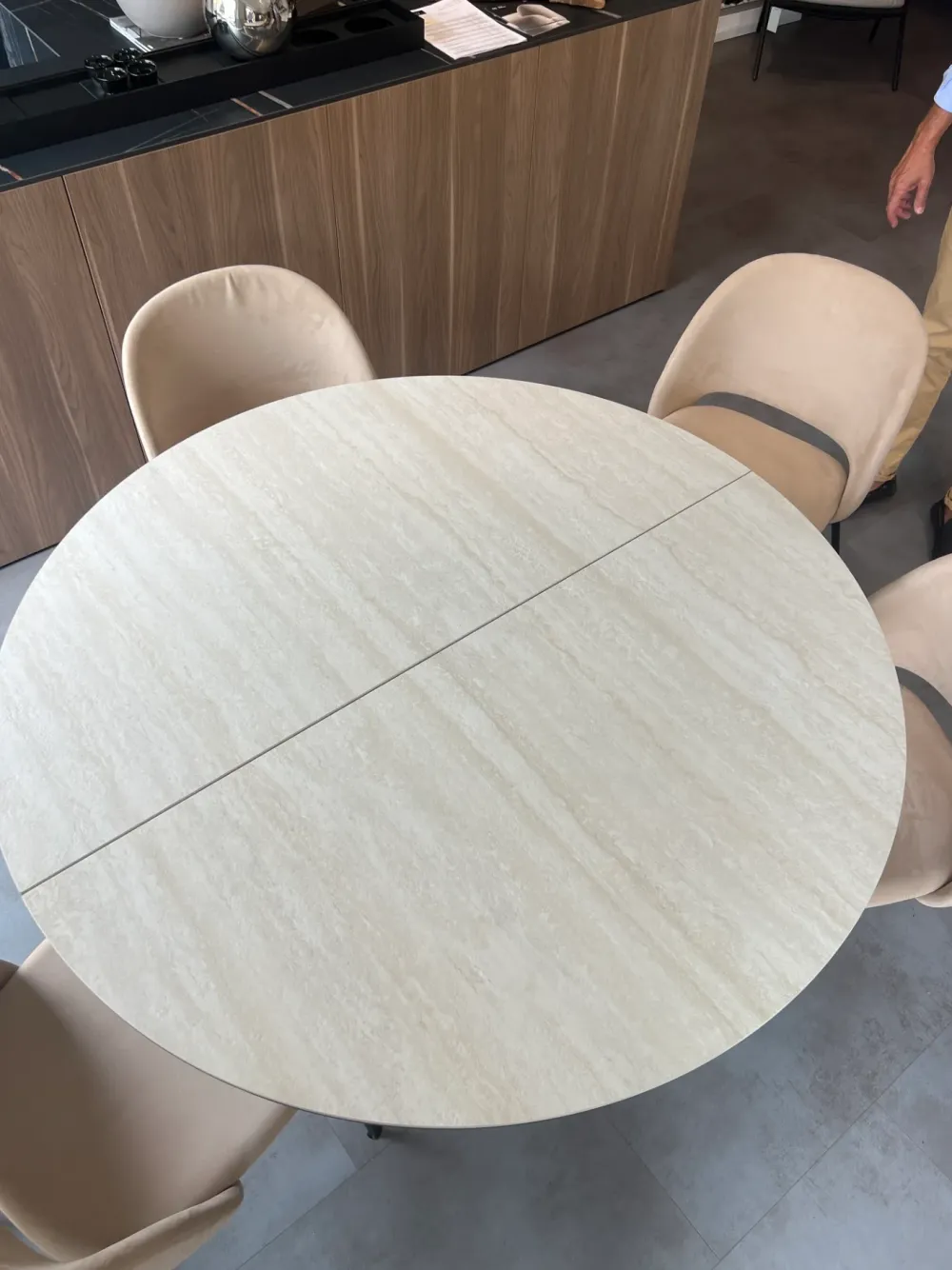 Bontempi Tavolo Barone in ceramica Rotondo allungabile scontato 35%- Tavoli