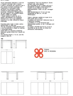TAVOLO  Piana SCONTATO 58%^Bernini
