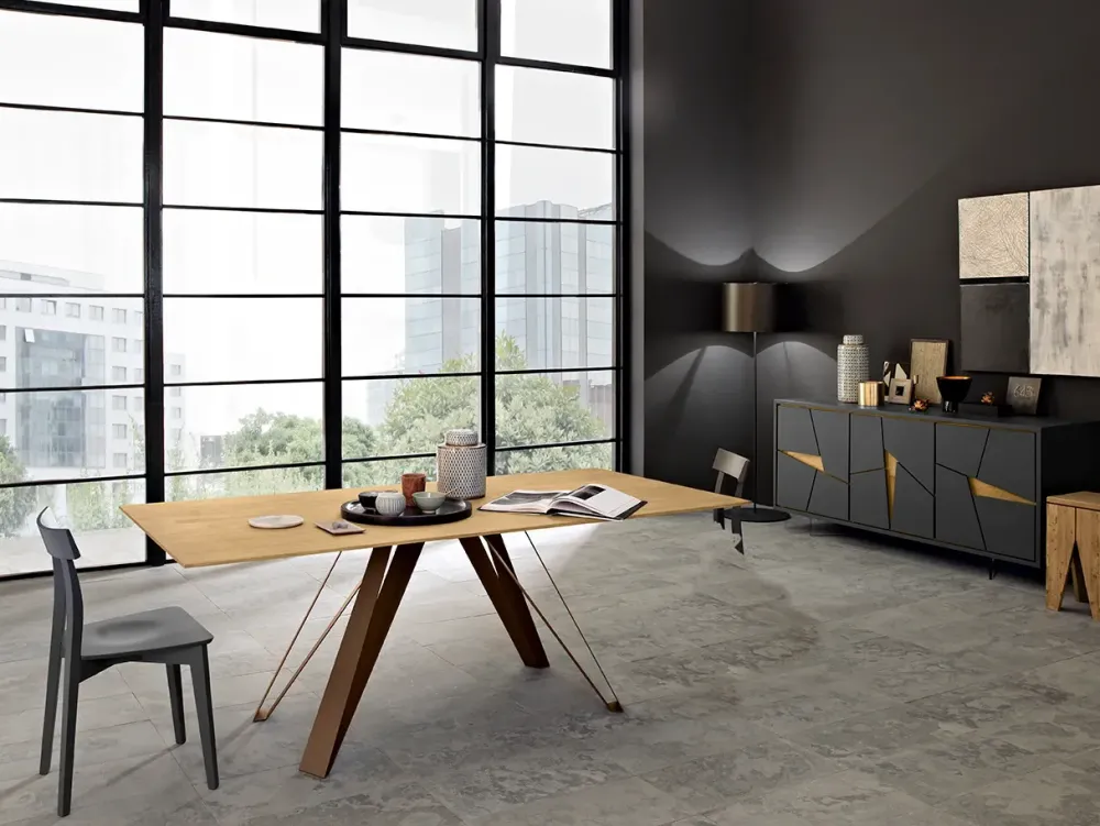 Tavolo Blade in legno Allungabile scontato 81%^Mobilia Web Sale