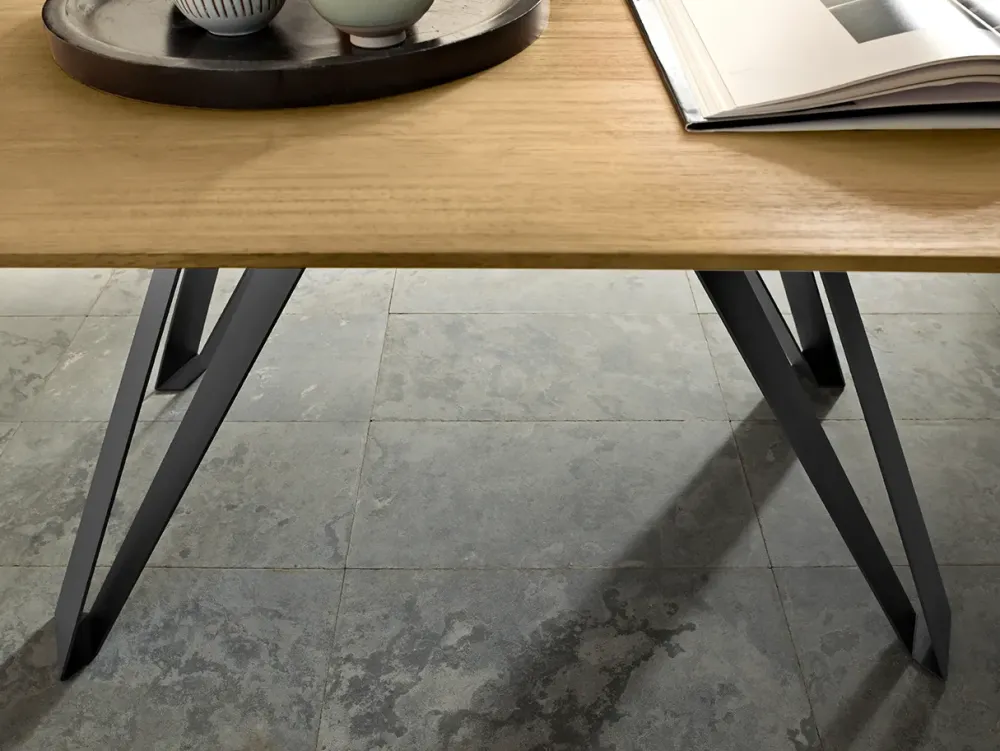 Tavolo Blade in legno Allungabile scontato 81%^Mobilia Web Sale