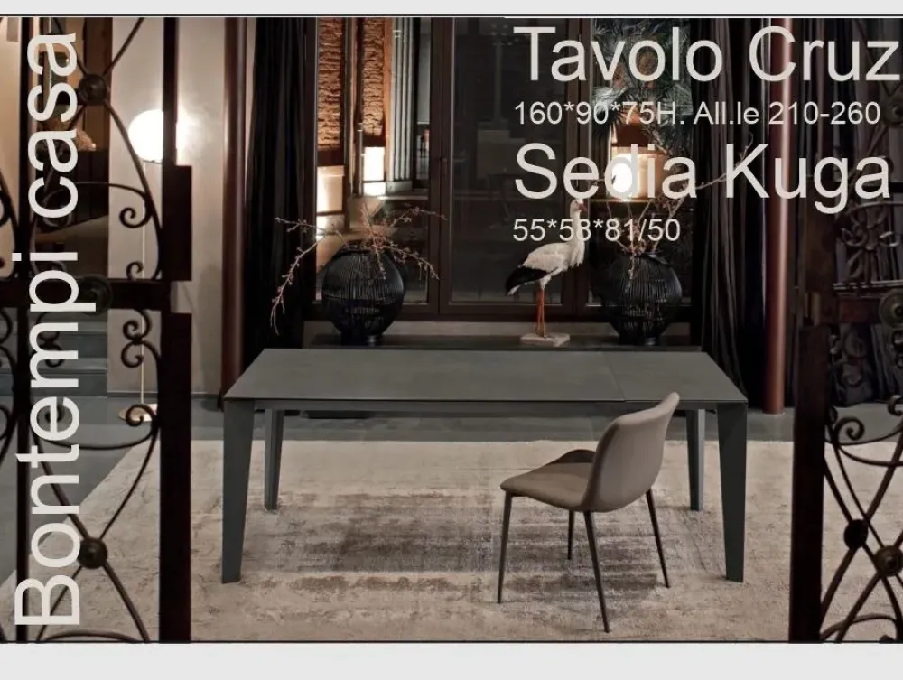 Tavolo casa Cruz PREZZI OUTLET^Bontempi Outlet