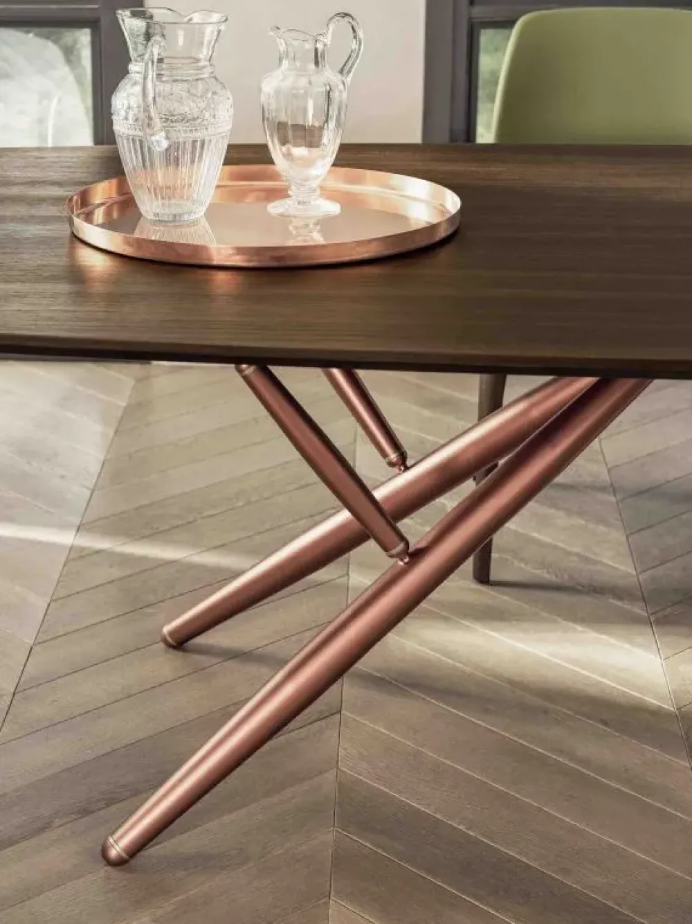 Outlet Tavolo Bridge in legno Fisso scontato 25% Tavoli