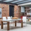 Tonin Casa Tavolo Brooklyn in vetro Fisso scontato 33%- Tavoli