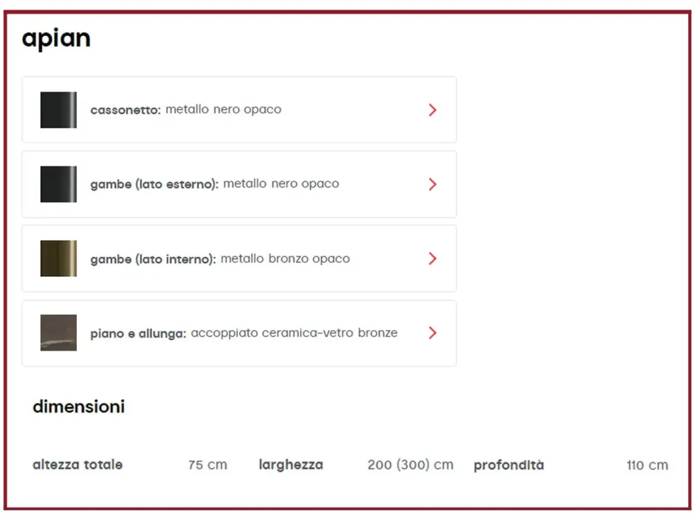 Best Tavolo con piano in ceramica rettangolare, OUTLET! Tavoli