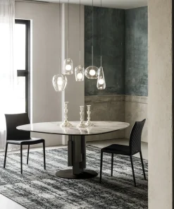 Tavolo in ceramica sagomata. Prezzo Outlet!^Cattelan Italia