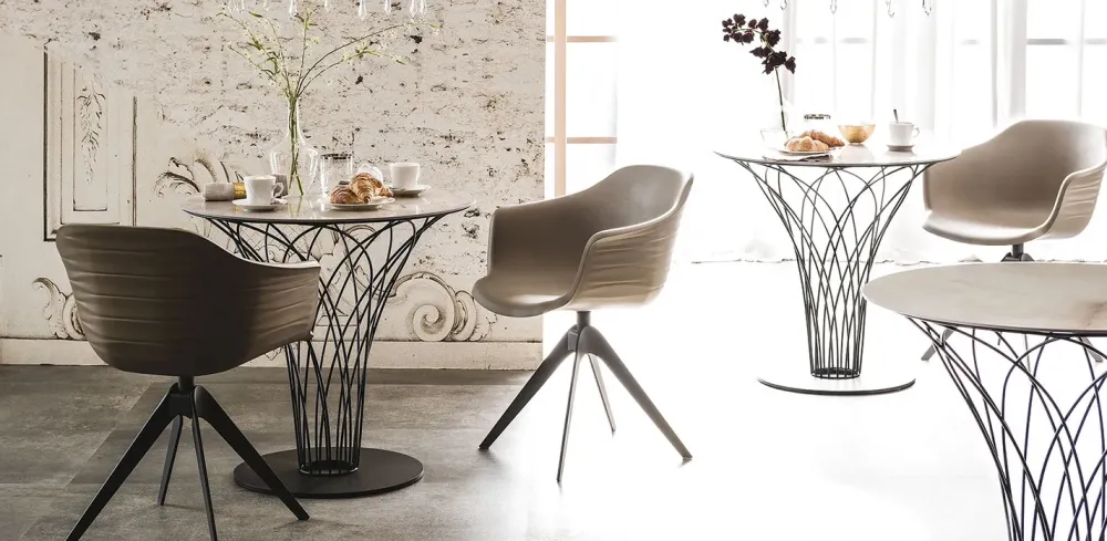 New Tavolo in ceramica rotonda. Prezzo outlet! Tavoli